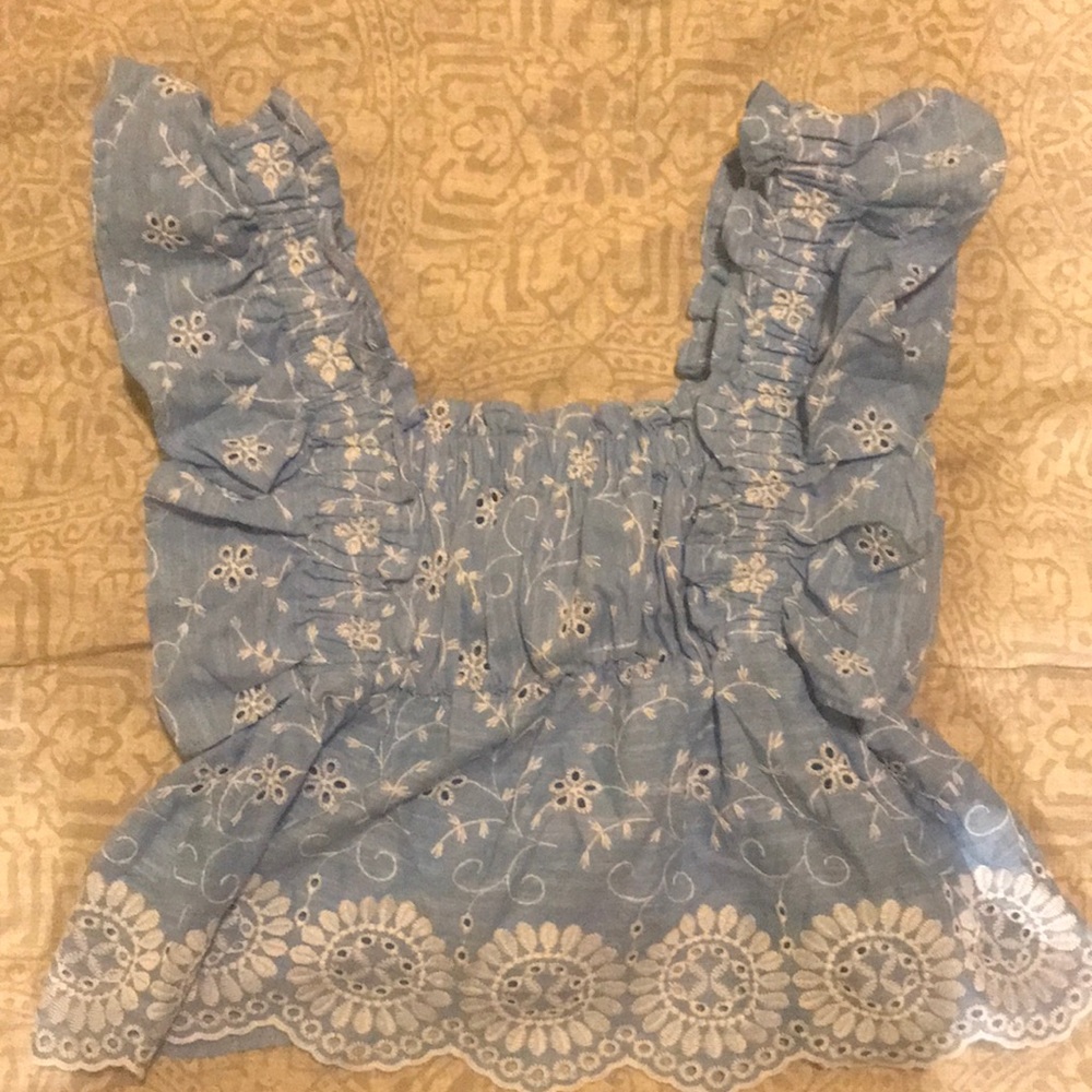 Zara Embroidery Top!